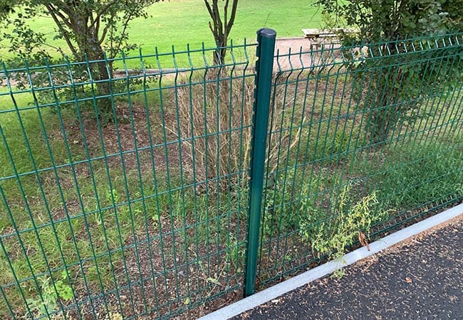 Metal 3D Garden Fence