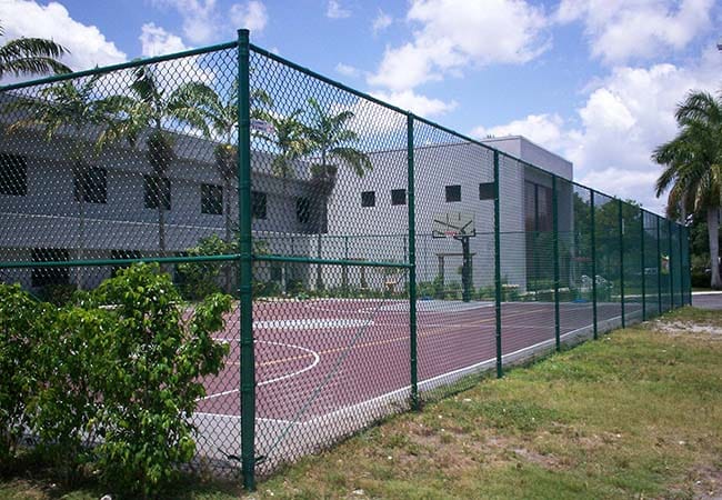 Powder Coated Chain Link Fencing