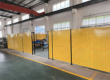 All Perforated Type Workshop Fence Case Study: Improving Safety and Efficiency in an Automotive Parts Factory