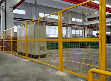 All Welded Type Workshop Fence Real Project Cases | BDINDUSTRIAL